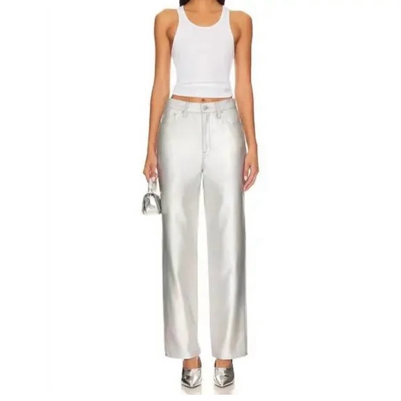 pistola Denim - NWT Pistola High Rise Straight Cassie Coated Prism Jeans | Size 29